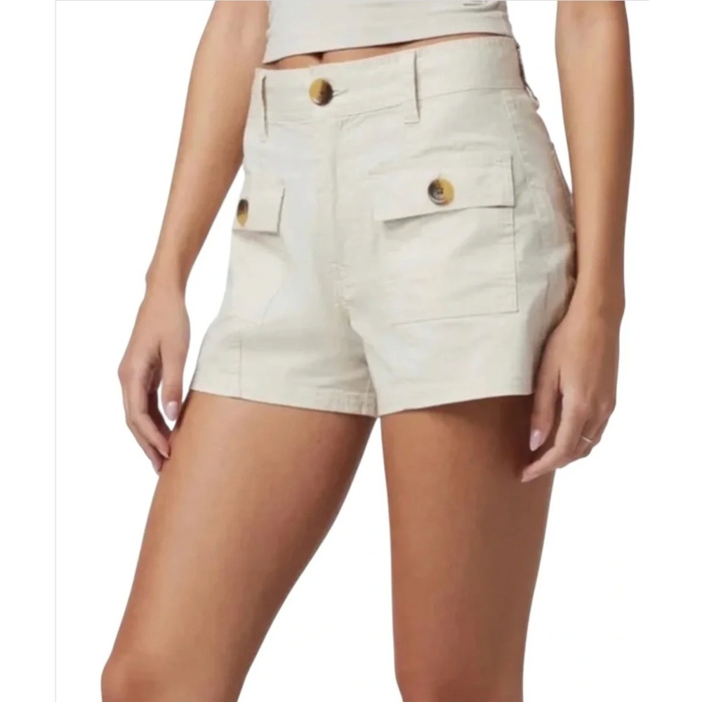 Vuori Vintage Ripstop Utility Shorts Milkweed Beige VW3039 Womens Large NWT